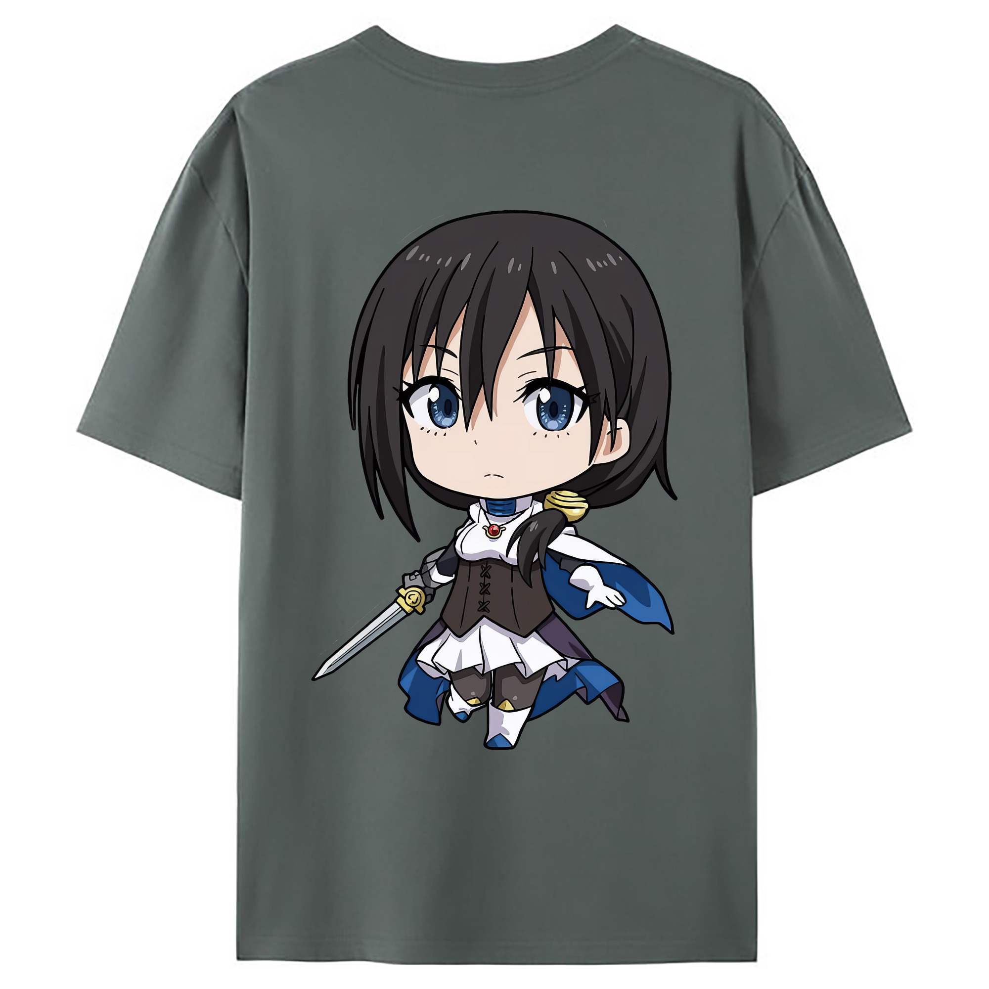 （画像用） 転スラ Regarding Reincarnated to Slime 綿100％ メンズ半袖Tシャツ（バックプリント） 通気性